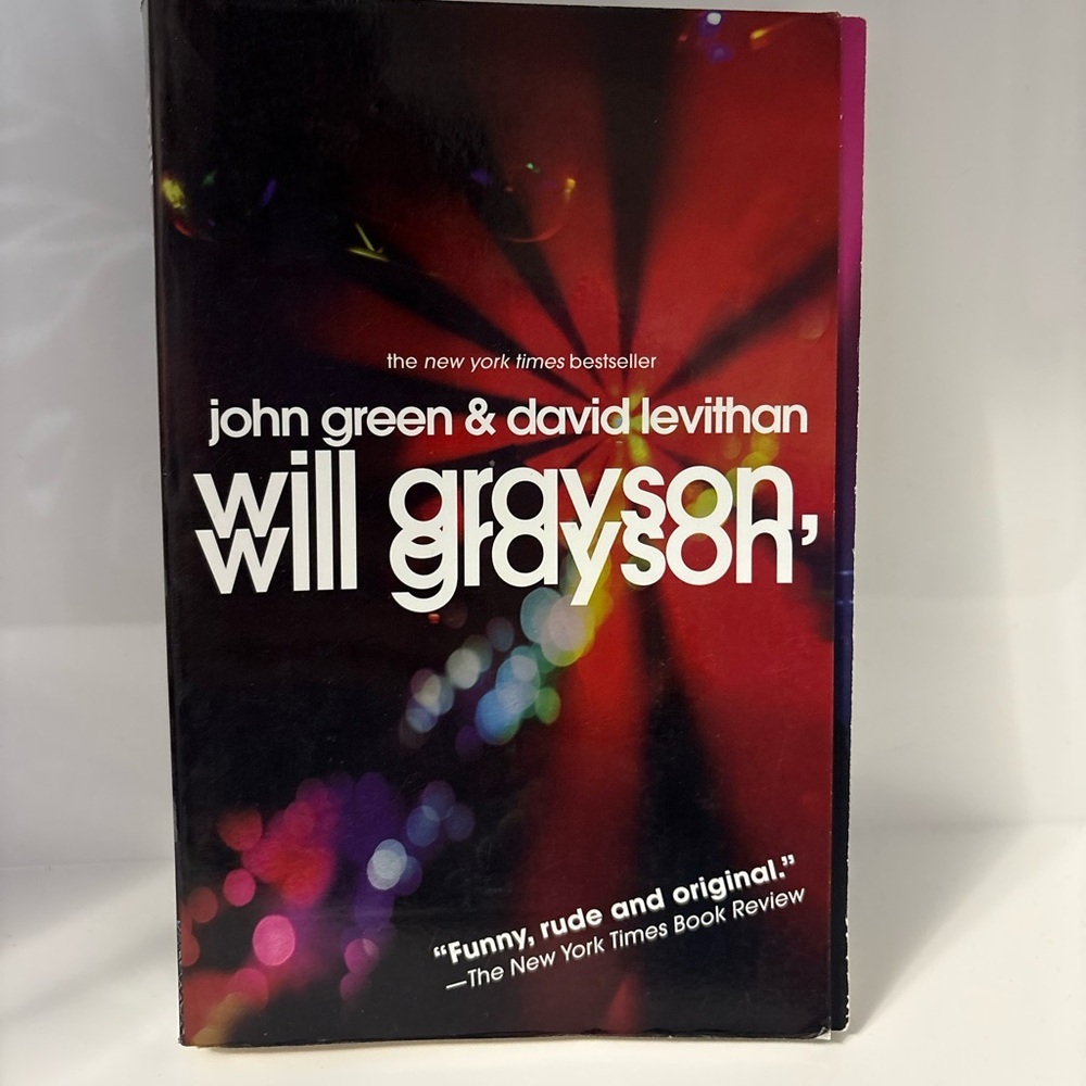 📚 3/$25 📚Will Grayson, Will Grayson by John Green and David Levithan Book